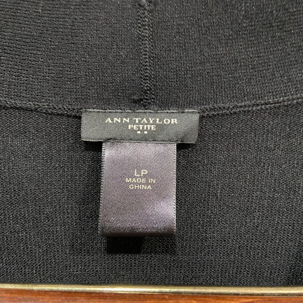 Ann Taylor Factory Black 3/4 Sleeve Shrug Size Large Petite - Picture 3 of 10